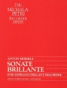 Sonate brillante for soprano (descant) recorder