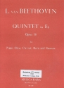 Quintett Es-Dur op.16 fr Klavier, Oboe, Klarinette, Horn and Fagott Partitur und Stimmen