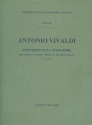 Concerto in la maggiore per violino, 3 violini per ecco, archi e cembalo, partitura