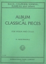 Album of classical Pieces for violin and cello