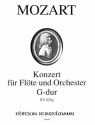 Konzert G-Dur KV622g fr Flte und Orchester fr Flte und Klavier