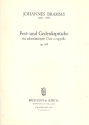 Fest- und Gedenksprche op.109 fr 8stimmigen Chor a cappella (SSAATTBB) Chorpartitur