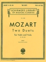 2 Duets KV423 and KV424 for violin and viola score