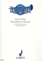 Zettler, Richard: Tanzstze aus Europa fr 3 Blasinstrumente Spielpartitur - in C, tief (Bassschlssel)