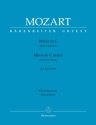 Missa C-Dur KV220 fr Soli, Chor und Orchester Klavierauszug