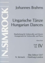 Ungarische Tnze Band 4 (Nr.17-21) fr Violoncello und Klavier