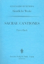 Sacrae cantiones Band 1 fr gem Chor a cappella