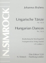 Ungarische Tnze Nr.5 und Nr.6 fr Streichquartett Stimmen