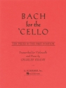 Bach for the Cello 10 pieces in the first position  transcribed for violoncello and piano