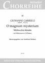 O magnum mysterium Weihnachtsmotette zu 8 Stimmen in 2 Chren,    Partitur