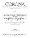 Klingende Geographie Band 2 fr 2 Violinen, Viola, Violoncello, (Kb ad lib.) und Bc,  Partitur