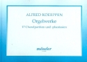 Orgelwerke 17 Choralpartiten und - fantasien