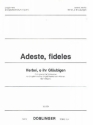 Adeste fideles fr Gesang und Orgel (Harmonium, Klavier)