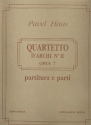 Streichquartett Nr.2 op.7 fr Streichquartett mit Percussion ad lib. Partitur und Stimmen