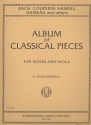 Album of classical Pieces for violin and viola