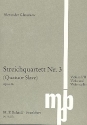 Streichquartett G-Ddur Nr.3 op.26 fr Streichquartett Studienpartitur