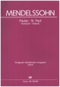 Paulus op.36 fr Soli, Chor und Orchester Klavierauszug (dt/en), mit Stichnoten