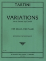 Variations on a Theme by Corelli for cello and piano