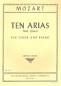 10 Arias from Operas for tenor and piano