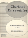 Celebrated Air from Suite in D no.3 for clarinet quintet or choir score and parts