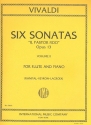 6 Sonatas op.13 vol.2 (nos.4-6) for flute and piano