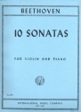 Ten Sonatas for violin and piano