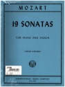 19 Sonatas for violin and piano