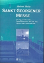 Sankt Georgener Messe fr gem Chor, Melodie-Instrument, Klavier, Orgel, Gitarre und Ba,   Partitur