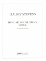 Hungarian Children's Songs for cello and piano