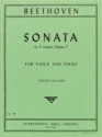 Sonata F major op.17 for viola and piano