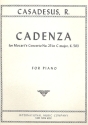 Cadenza for the Piano Concerto C major KV503 for piano Casadesus, Robert, Composer