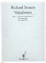 Variationen fr Violine, Viola und Violoncello Partitur und Stimmen