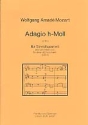 Adagio h-Moll KV540 fr Streichquartett Partitur und Stimmen