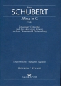 Missa G-Dur D167 fr Soli (STB), Chor und Orchester Klavierauszug