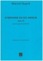 SYMPHONIE SOL MINEUR OP.25 REDUCTION POUR PIANO ET ORGUE