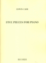 5  Pieces for piano