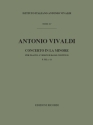 CONCERTO LA MINORE F.XII NO.11 PER FLAUTO, 2 VIOLINI E BASSO CONT. PARTITURA