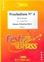 PRAELUDIUM NO.4 FOR BRASS QUARTET SCORE+PARTS CECIL, LEONARD, ARR.