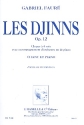 Les djinns op.12 pour choeur  4 voix et piano partition (fr)