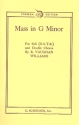 Mass g minor for satb soli and double chorus, organ ad lib. score (la)