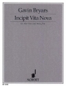 Incipit vita nova for alto voice and string trio 4 parts