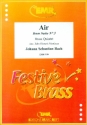 AIR FROM SUITE NO.3 FOR BRASS ENSEMBLE    SCORE+PARTS       BQ MORTIMER, J.G., ARR.