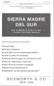 Sierra madre del sur fr gem Chor (SAB) und Klavier Chorpartitur