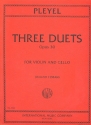 3 Duets op.30 for violin and cello