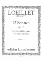 12 Sonaten op.3 Band 1 (Nr.1-3) fr Flte (Altblockflte) und Bc