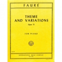 Theme and Variations op.73 for piano