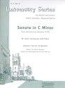 Sonata c minor from Methodische Sonaten for tenor saxophone and piano