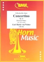 Concertino e minor op.45 for horn and orchestra for horn in F/E and piano