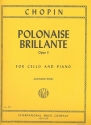 Polonaise brillante op.3 for cello and piano