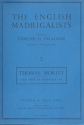 The first Book of Madrigals (1594) for 4 voices score (en)